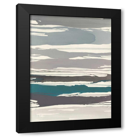 Watching for Sea and Sky  Black Modern Wood Framed Art Print with Double Matting by Delamater, Rob