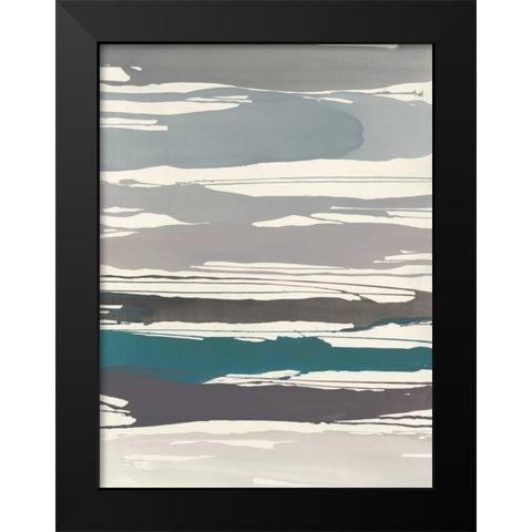 Watching for Sea and Sky  Black Modern Wood Framed Art Print by Delamater, Rob