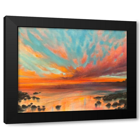 The Eternity of Things Black Modern Wood Framed Art Print by Quin, Marabeth