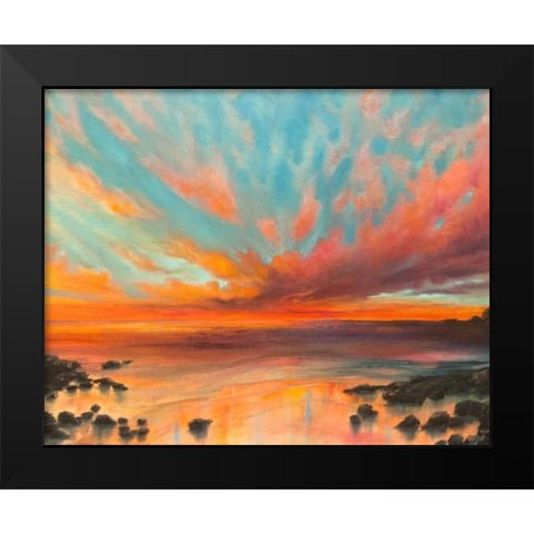 The Eternity of Things Black Modern Wood Framed Art Print by Quin, Marabeth