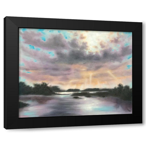 Dreams Dawning Black Modern Wood Framed Art Print by Quin, Marabeth