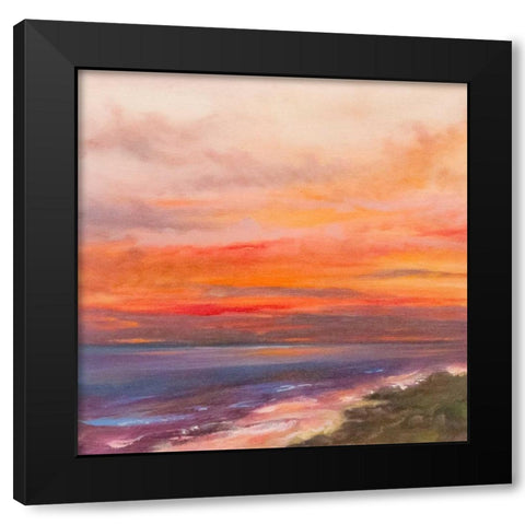The Calm of the Wild Black Modern Wood Framed Art Print with Double Matting by Quin, Marabeth