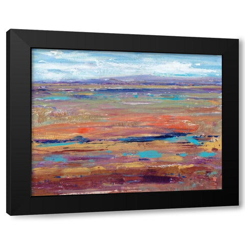 Terra Vista IV Black Modern Wood Framed Art Print by OToole, Tim