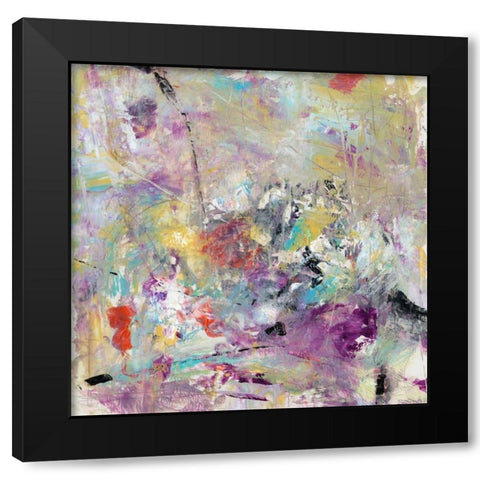 Jostle I Black Modern Wood Framed Art Print by OToole, Tim