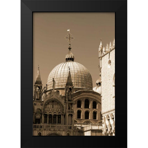 Architettura di Italia IV Black Modern Wood Framed Art Print by Perkins, Greg