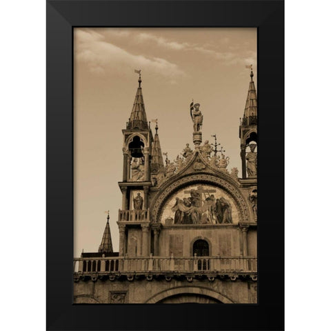 Architettura di Italia V Black Modern Wood Framed Art Print by Perkins, Greg