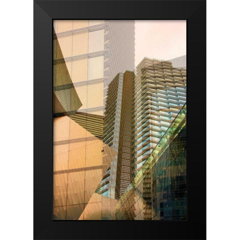 Double Take IV Black Modern Wood Framed Art Print by Perkins, Greg