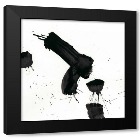 Monochrome Gestures IV Black Modern Wood Framed Art Print with Double Matting by Vess, June Erica