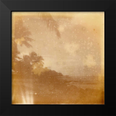 Halia Aloha VI Black Modern Wood Framed Art Print by Johnson, Jason