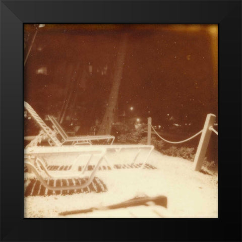 Halia Aloha X Black Modern Wood Framed Art Print by Johnson, Jason