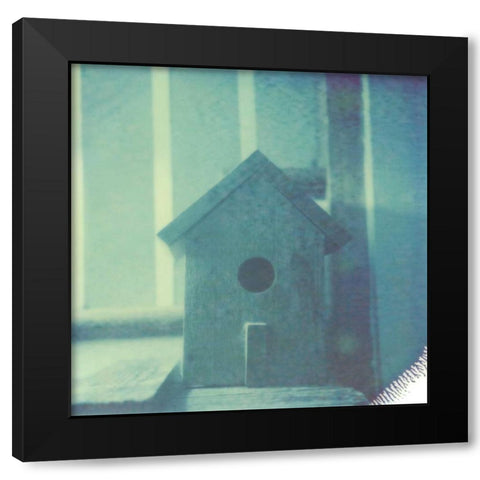 Color Shade I Black Modern Wood Framed Art Print with Double Matting by Johnson, Jason