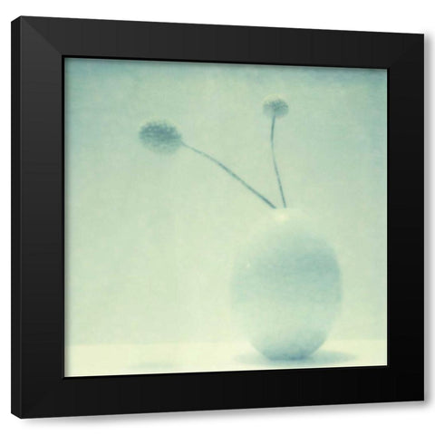 Color Shade II Black Modern Wood Framed Art Print with Double Matting by Johnson, Jason