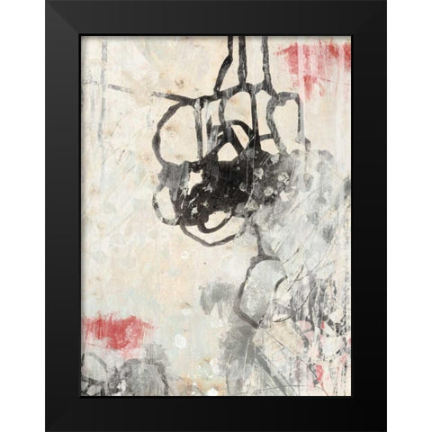 Surface Tension I Black Modern Wood Framed Art Print by Vess, June Erica