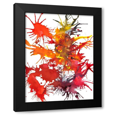 Fireworks Display I Black Modern Wood Framed Art Print by Fuchs, Jodi