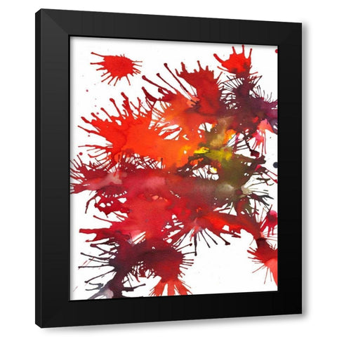 Fireworks Display II Black Modern Wood Framed Art Print with Double Matting by Fuchs, Jodi