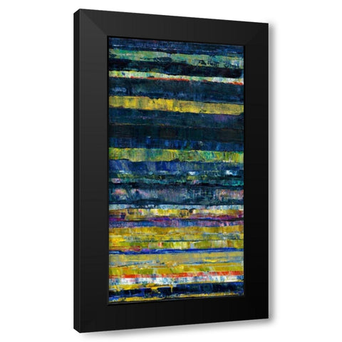 Light on Water II Black Modern Wood Framed Art Print with Double Matting by Fuchs, Jodi