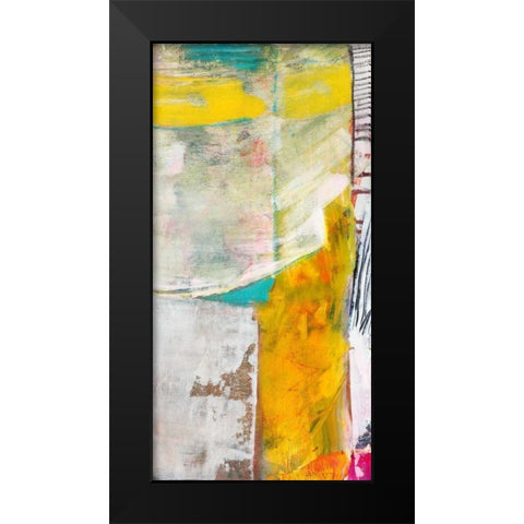 Relocation II Black Modern Wood Framed Art Print by Fuchs, Jodi