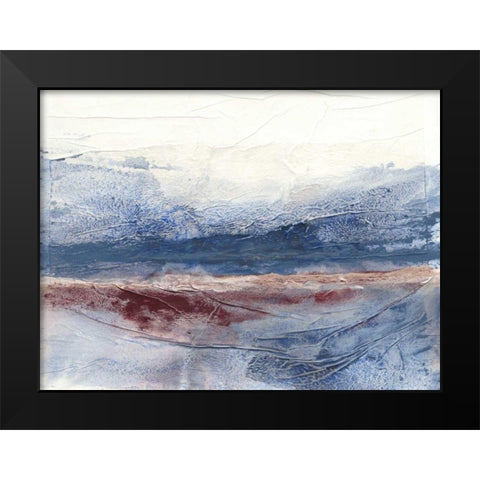 Horizon Spray I Black Modern Wood Framed Art Print by Stramel, Renee W.
