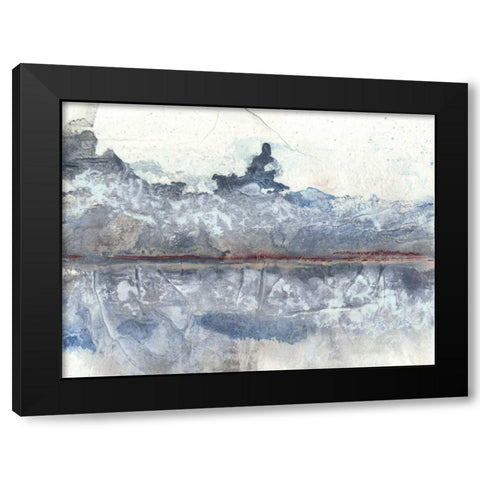 Horizon Spray II Black Modern Wood Framed Art Print by Stramel, Renee W.