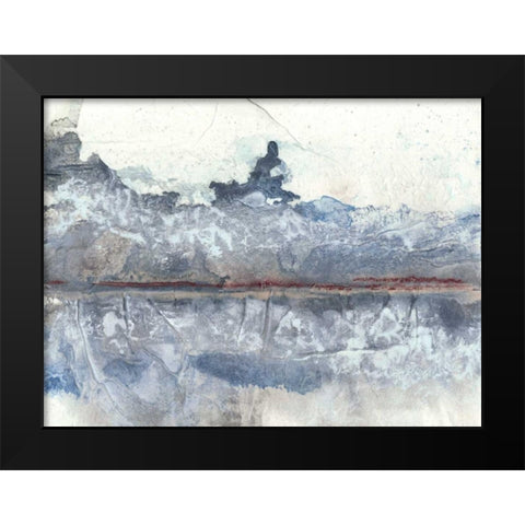 Horizon Spray II Black Modern Wood Framed Art Print by Stramel, Renee W.