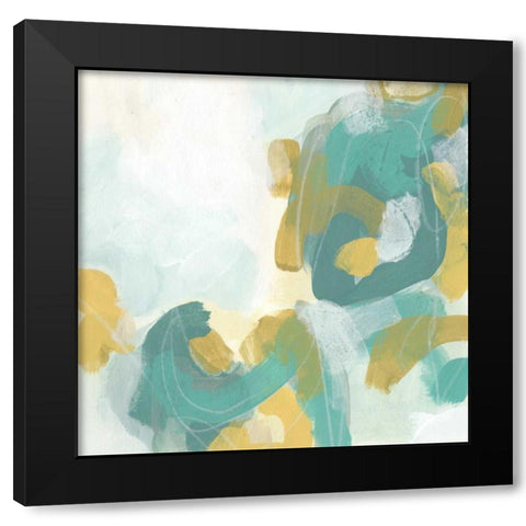 Pivot IV Black Modern Wood Framed Art Print by Vess, June Erica