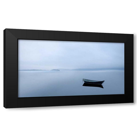 Scene on the Water II Black Modern Wood Framed Art Print by McLoughlin, James