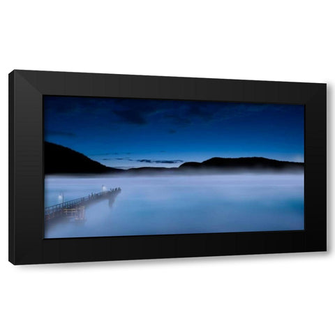 Scene on the Water III Black Modern Wood Framed Art Print by McLoughlin, James