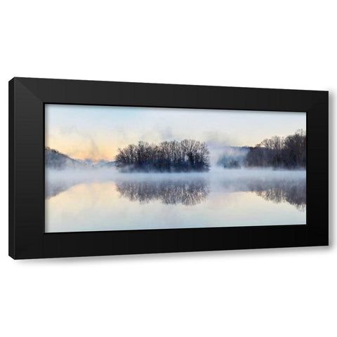 Scene on the Water VIII Black Modern Wood Framed Art Print by McLoughlin, James