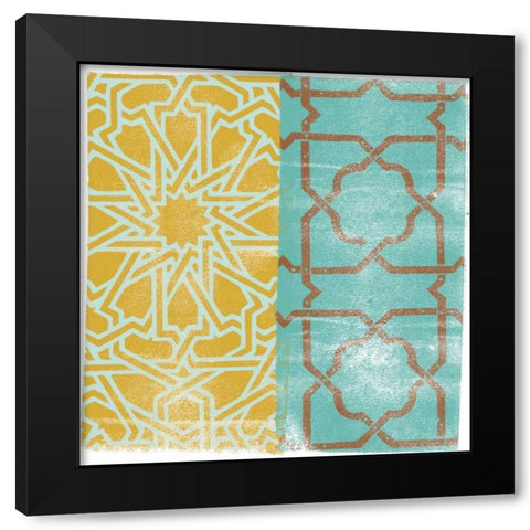 Moorish Study I Black Modern Wood Framed Art Print by Saunders, Alonzo