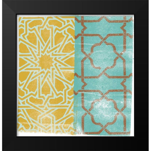 Moorish Study I Black Modern Wood Framed Art Print by Saunders, Alonzo