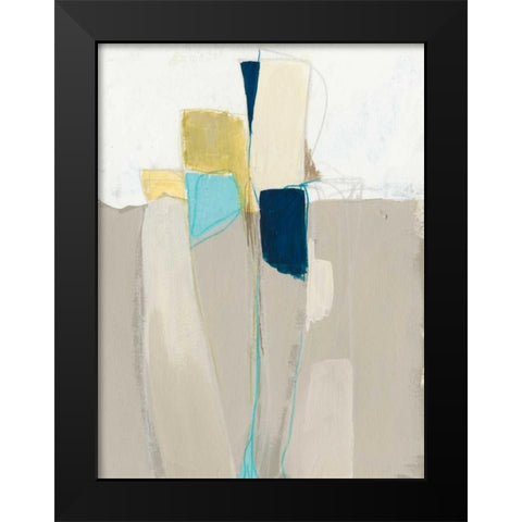 Subset II Black Modern Wood Framed Art Print by Vess, June Erica