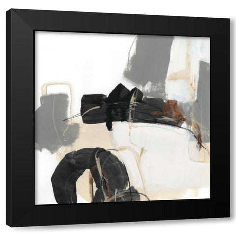 Essential Gesture I Black Modern Wood Framed Art Print with Double Matting by Vess, June Erica