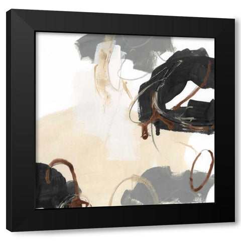 Essential Gesture IV Black Modern Wood Framed Art Print with Double Matting by Vess, June Erica