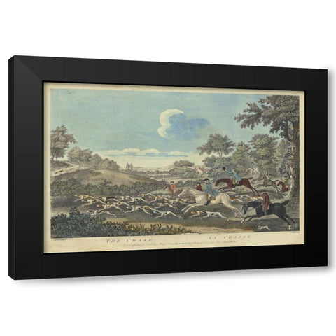 The Thrill of the Chase V Black Modern Wood Framed Art Print with Double Matting by Unknown