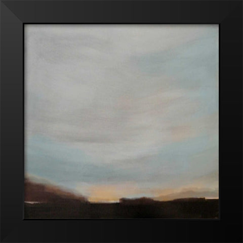 Dawn Black Modern Wood Framed Art Print by Jerry, Alison