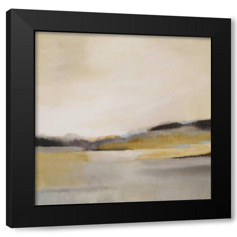 Morning Beach Black Modern Wood Framed Art Print with Double Matting by Jerry, Alison