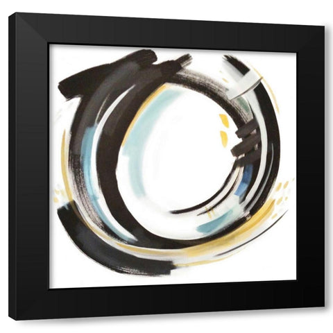Coastal Sun II Black Modern Wood Framed Art Print by Jerry, Alison