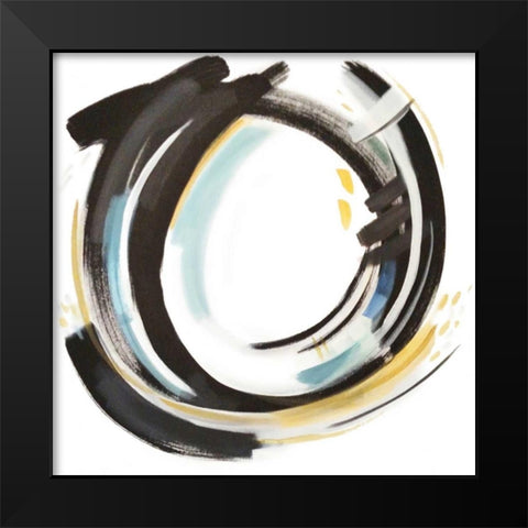 Coastal Sun II Black Modern Wood Framed Art Print by Jerry, Alison