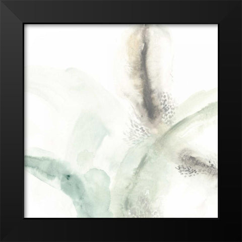 Wave Form III Black Modern Wood Framed Art Print by Vess, June Erica