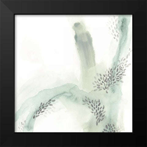 Wave Form IV Black Modern Wood Framed Art Print by Vess, June Erica