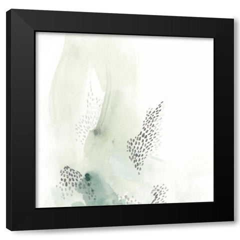 Wave Form VIII Black Modern Wood Framed Art Print with Double Matting by Vess, June Erica