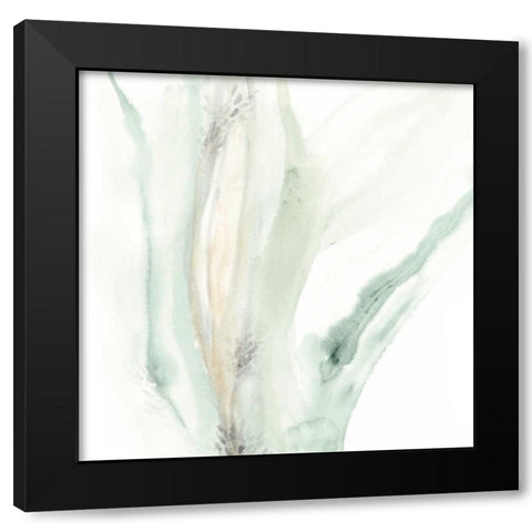 Wave Form IX Black Modern Wood Framed Art Print by Vess, June Erica
