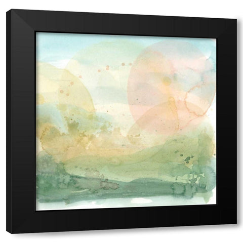 Setting Sun III Black Modern Wood Framed Art Print with Double Matting by Meagher, Megan