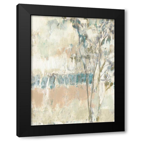 Ethereal Tree II Black Modern Wood Framed Art Print with Double Matting by Goldberger, Jennifer