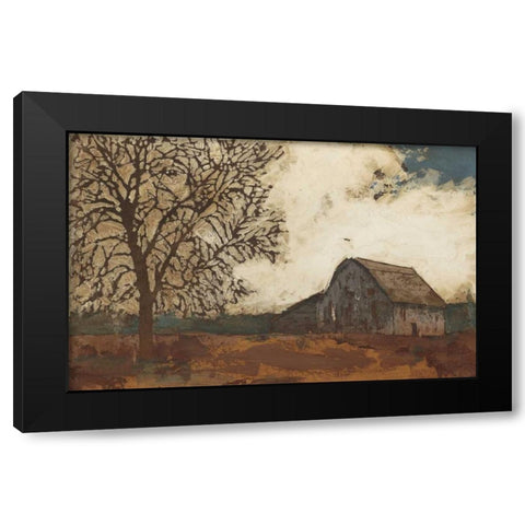 Erstwhile Barn II Black Modern Wood Framed Art Print with Double Matting by Meagher, Megan