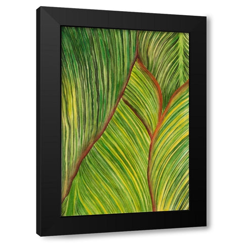 Tropical Crop II Black Modern Wood Framed Art Print by Wang, Melissa