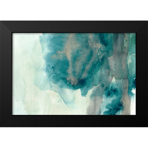 Hydro I Black Modern Wood Framed Art Print by Vess, June Erica