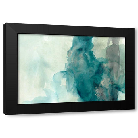 Hydro II Black Modern Wood Framed Art Print with Double Matting by Vess, June Erica