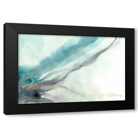 Hydro IV Black Modern Wood Framed Art Print with Double Matting by Vess, June Erica