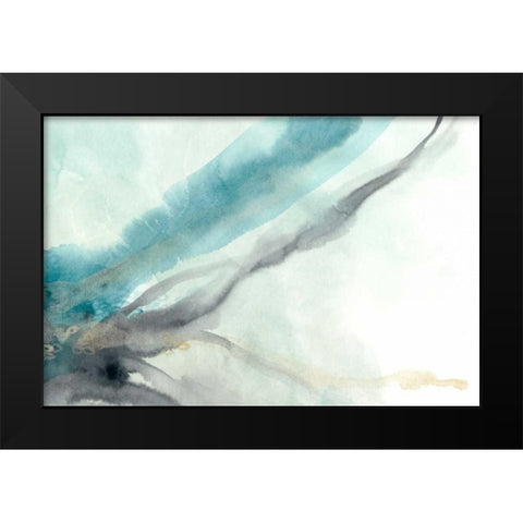 Hydro IV Black Modern Wood Framed Art Print by Vess, June Erica